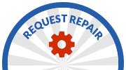 Footer request repair button