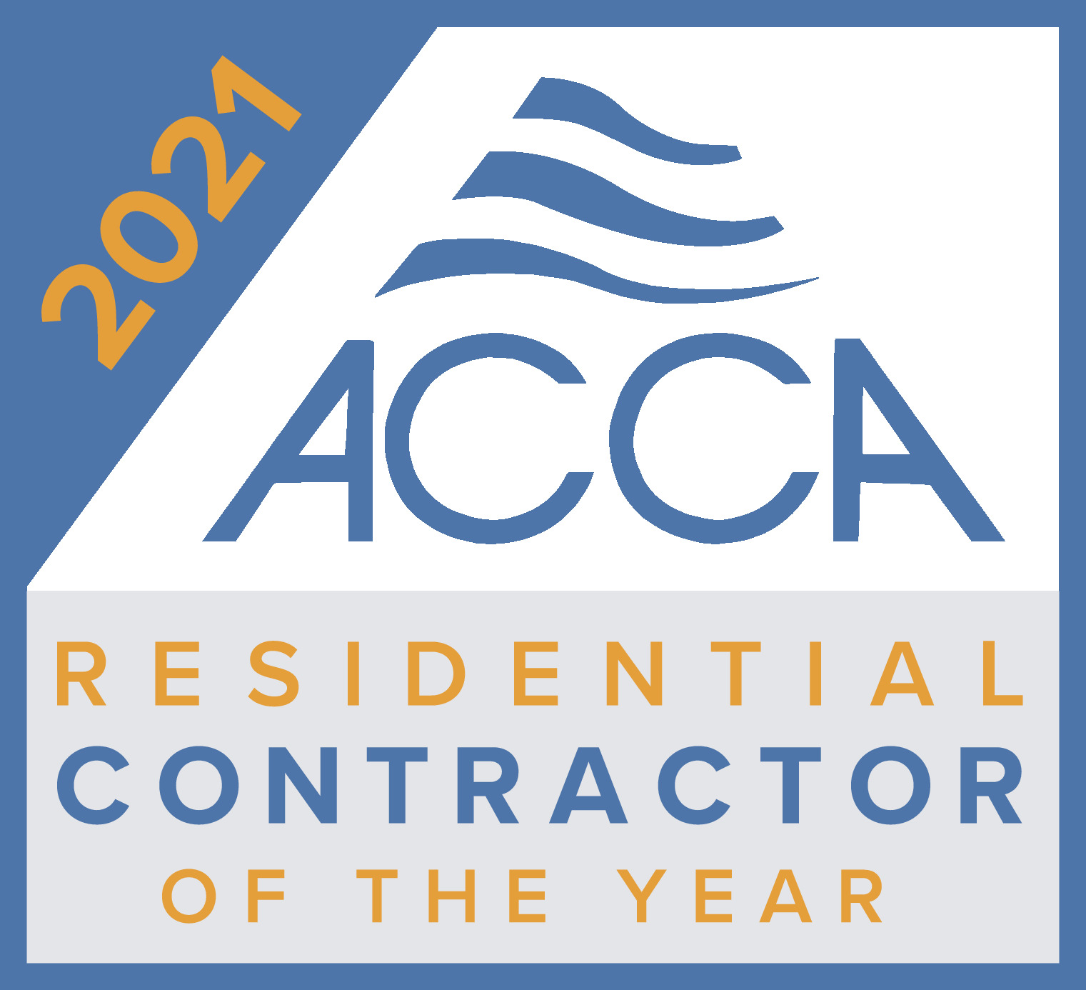 ACCA Residential Contractor of the Year Award - 2021