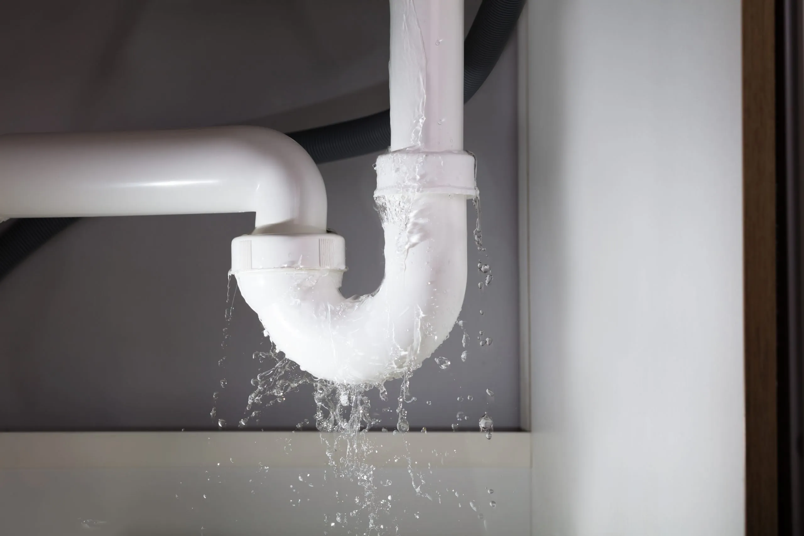 Homeowner preparing plumbing before leaving for vacation, highlighting local heating and cooling services.